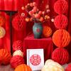 Paper Honeycomb Ball Honeycomb Paper Flower Lantern, Birthday Party Proposal Wedding Shop Opening Honeycomb Ball Column Decoration