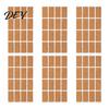 DIY Craft Labels for Storage Self-Adhesive Cork Labels, Waterproof Stickers with Retro Wood Texture, Small Crafts Removable Writable Tags Jars