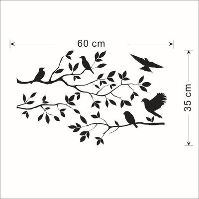 Adesivo Murale Rimovibile Albero & Uccello Vinile Arte Decalcomania Murale Casa Stanza Fai da Te Decorazione Bambino Vendita