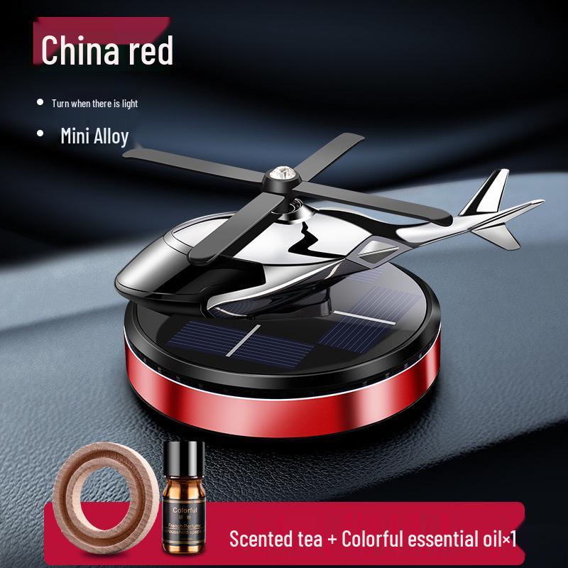 

Пользовательский солнечный автомобильный освежитель воздуха: Вращающийся парфюмерный аксессуар в виде самолета для интерьера автомобиля