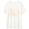 Sancai 2026 Sommer Blumenprint Rundhals T-Shirt