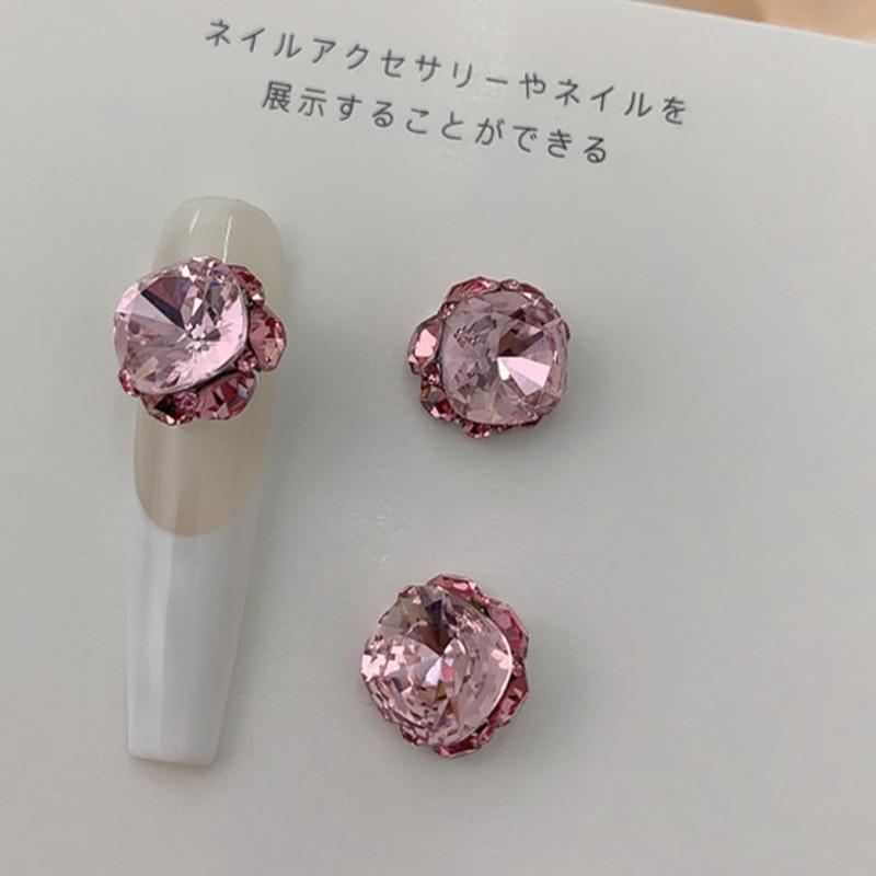 3PCS Pointed Back AB Rhinestones Set DIY Nails Art Decorations for Nails Clothing Shoes Bags Decoration Craft