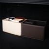 Trunk Box Large Capacity Car Trunk Storage Space-Saving Foldable Leather Bin No Lid Holder For Van Truck Driver Groceries Road