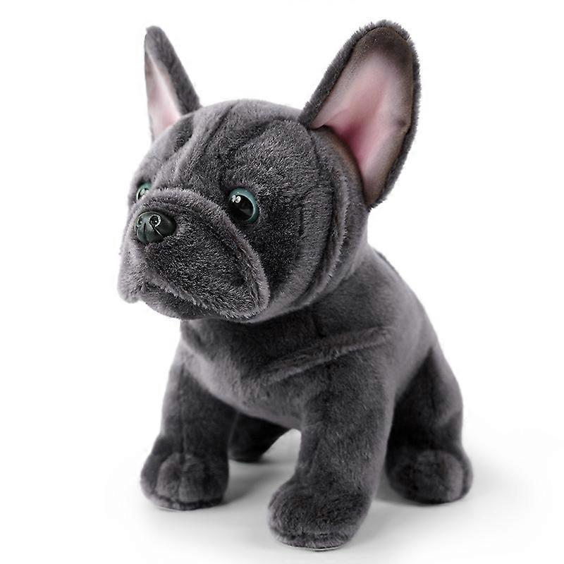 Ünnepi Szimuláció Fekvő Bulldog Plüssjáték Szép Párna Töltött Kutya Baba Születésnapi és Iskolakezdő Anime Ajándék