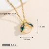 Whimsical Ladybug Pearl Pendant Necklace with Colorful Oil Drip and Star Accents