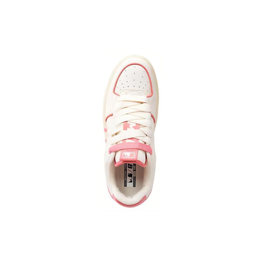 MLB Chunky Liner Synthetic Leather Slip Resistant Abrasion Resistant Low Top Skateboard Shoes Unisex Pink 3ASXCBO3N-50COS