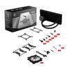 MSI MAG CORELIQUID M240 AIO CPU Liquid Cooler Split Flow Water Cooling with Compatible with Main Steam Sockets such as AM5 and 1700 - 12-Way
