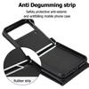 Fashion Leather Phone Case For Samsung Galaxy Z Flip 5 4 Z Flip 3 5G With Long Lanyard Crossbody Bag Wallet Holder Protect Cover