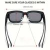 UV Protection That Can Be Worn over Other Glasses Square Shades Wrap Around Polarized Fit Over Glasses Sunglasses VOPHA