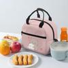 Kawaii Erdbeer-Katze Lunchtasche für Mädchen Kinder 8-10 10-12 Isoliert Lunchbox Tragbar Kühlbox Lunchbag Tragetasche Handtasche Mahlzeitenvorbereitung Organizer Arbeit Schule