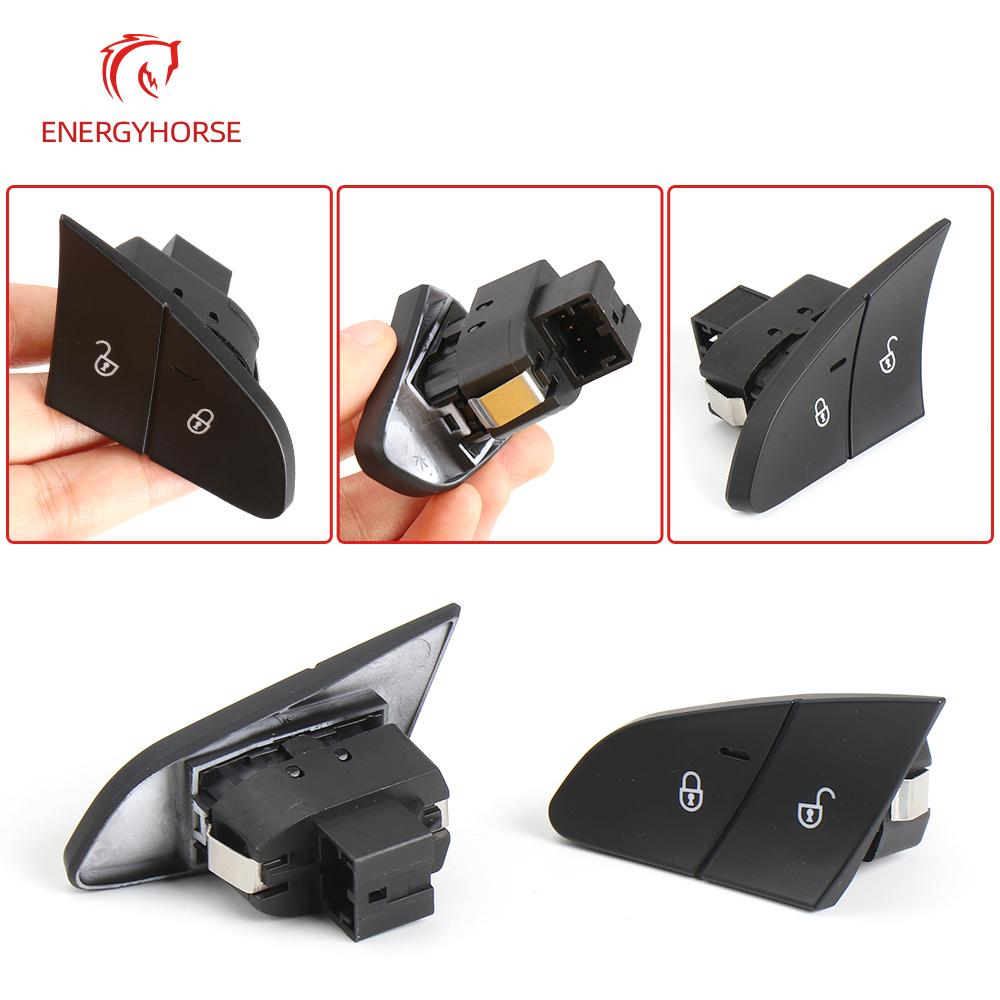 Car Front Door Lock Switch Button Level Central Lock Switch Button  Replacement For Porsche Cayenne Panamera S GTS