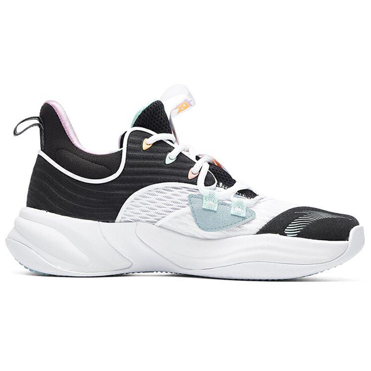 Anta Heat Wave 2 Textile, Synthetic Leather Cushioning Slip Resistant Abrasion Resistant Low top Basketball Shoes Men's 112031105-2