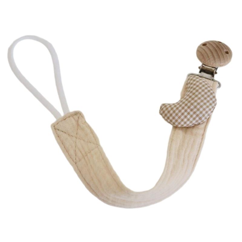 Infant Soother Holder Lovely Designs Secure Not Drop Chain Safe & Not Toxic Toddler Pacifier Leash Comfortable Touch