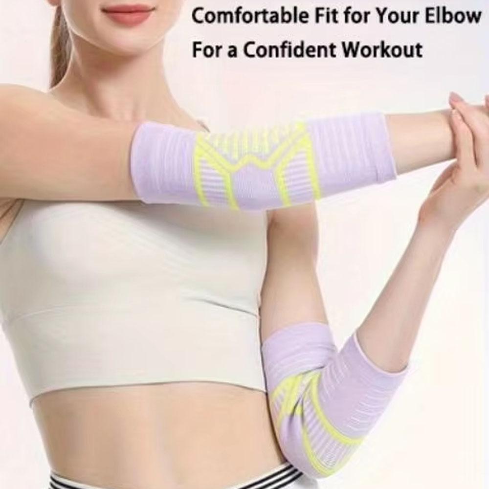 1 Stück Dehnbare Ellbogenbandage, Perfekt für Tennis und Workouts, Bequemer Armschutz mit eng anliegender Passform
