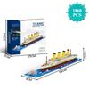 Luxury Titanic Cruise Ship Building Blocks Assemble Model Boat Bricks Collection Construction Toys for Children's Birthday Gift
