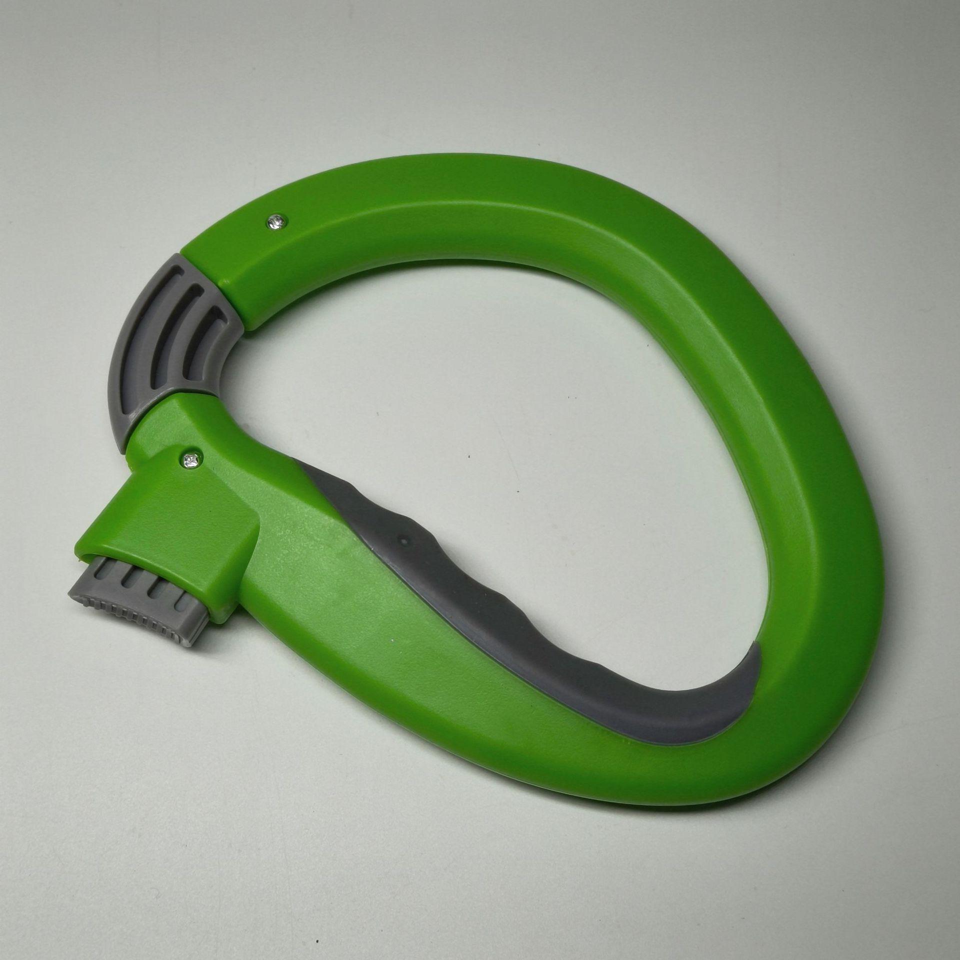 

Эргономичный D-образный подъемник для овощей и сумок большой грузоподъемности 16.5*12.5 cm зелёный