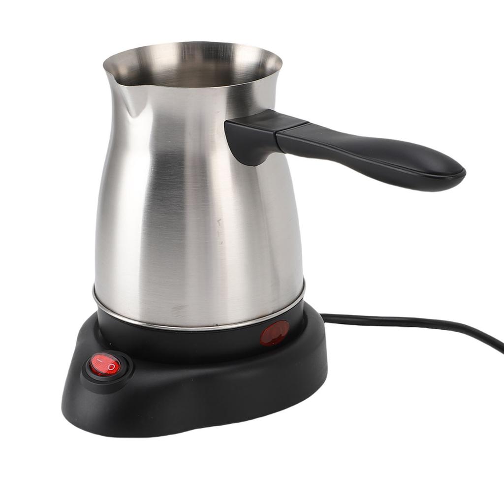 600ml Pour Over Coffee Kettle Miniature Stainless Steel Hand Brewed Electric Heating Coffee Pot for