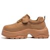 Men Retro Derby Shoes Thick Sole Height Increasing Round Toe Casual Walking Dress Footwear Sizes 38-44