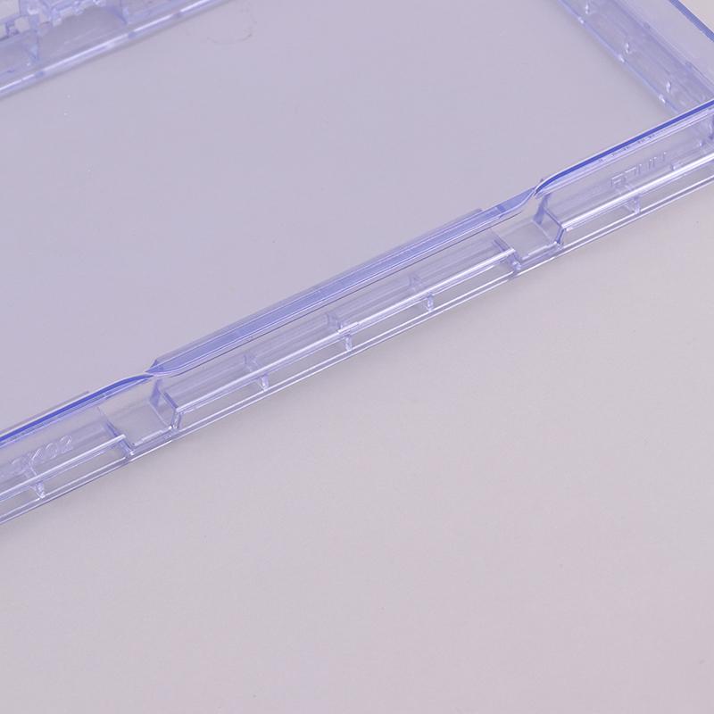 Tampa de Tomada Externa à Prova de Tempo Tipo 86 com 2 Módulos, Protetor de Tomada Elétrica Ultrafino de 26 mm, Preto, Branco, Transparente