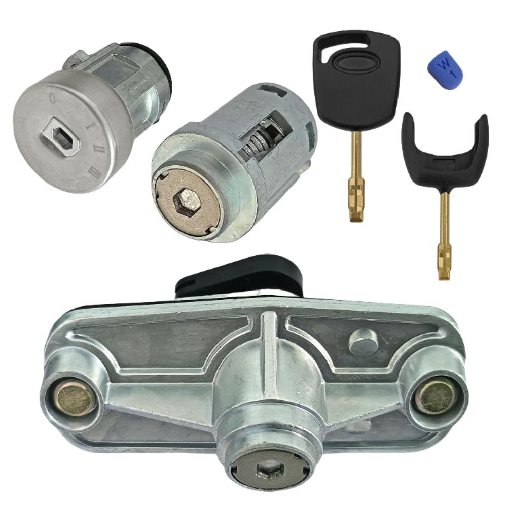 Car Lock Set Ignition Switch Door Lock Trunk Lock LK1S71F22050AA For Ford Mondeo 2001-2007