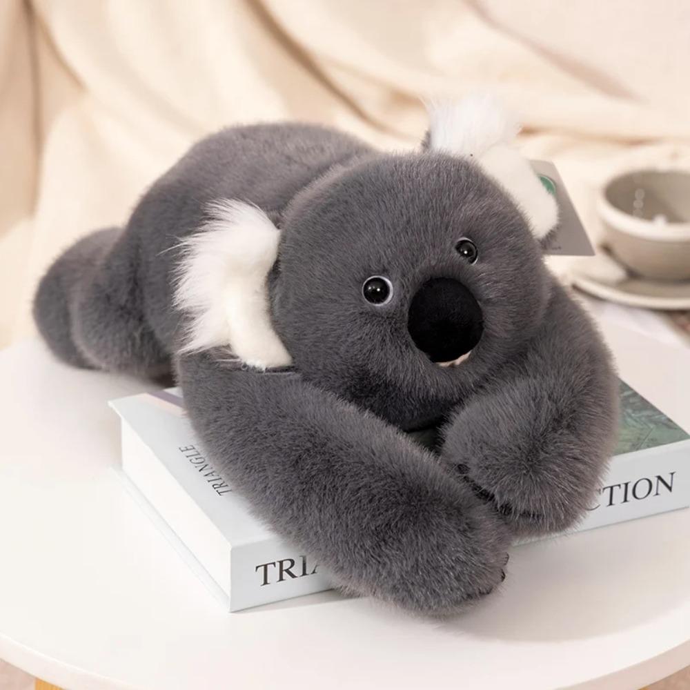 30/65CM Long Arm Weighted Series Panda Koala Dinosaur Tree Lazy Bear Plush Doll Cute Cartoon Animal Lying Doll Party Gift
