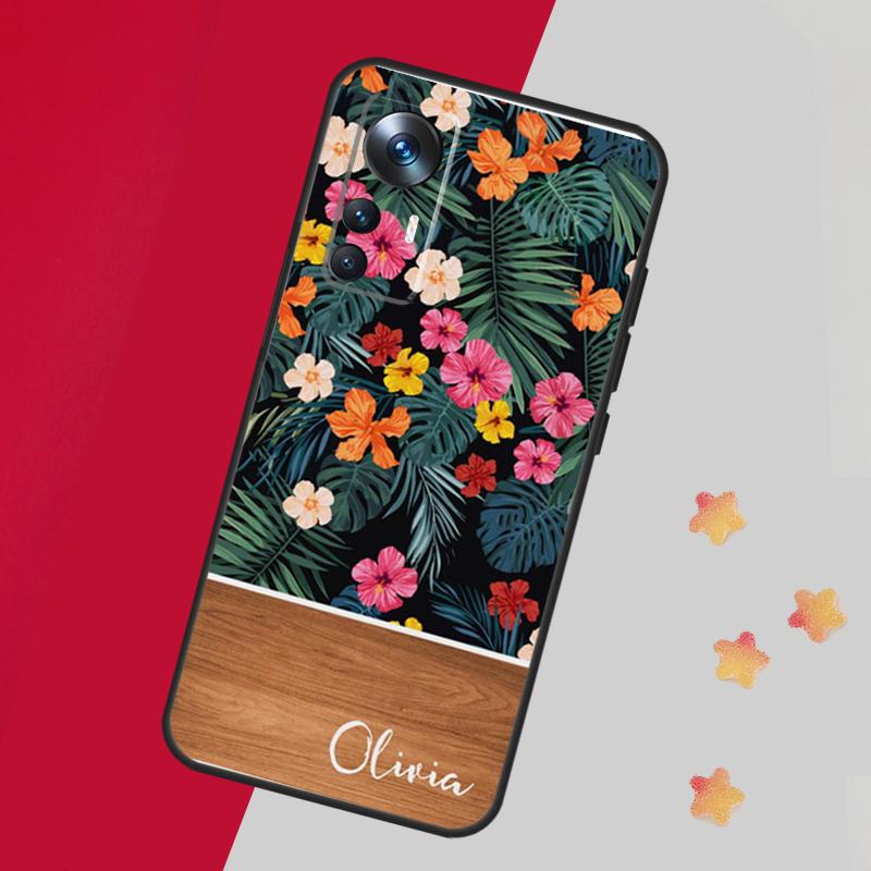 

Персонализированный чехол с рисунком из дерева и цветочных листьев для Xiaomi 13 14 Pro 13T 12T 11T 12 Lite 12X POCO X5 X3 F5 Pro F4 X4 M5 M5s F3 Cover POCO M6 Pro 5G