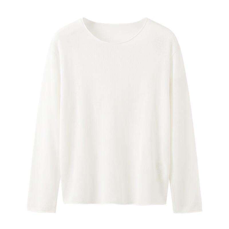 Women's Knitted Linen Blend Long Sleeve T-Shirt