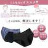 CORELAVISH Absorbent Sanitary Large Period Briefs for Relieves Vaginal Discharge and Urinary Available in Plus and Small Sizes Cyan Panties, Capacity,