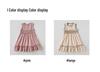 2026 Summer Korean-Style Ruched Sleeveless Girls' Dress