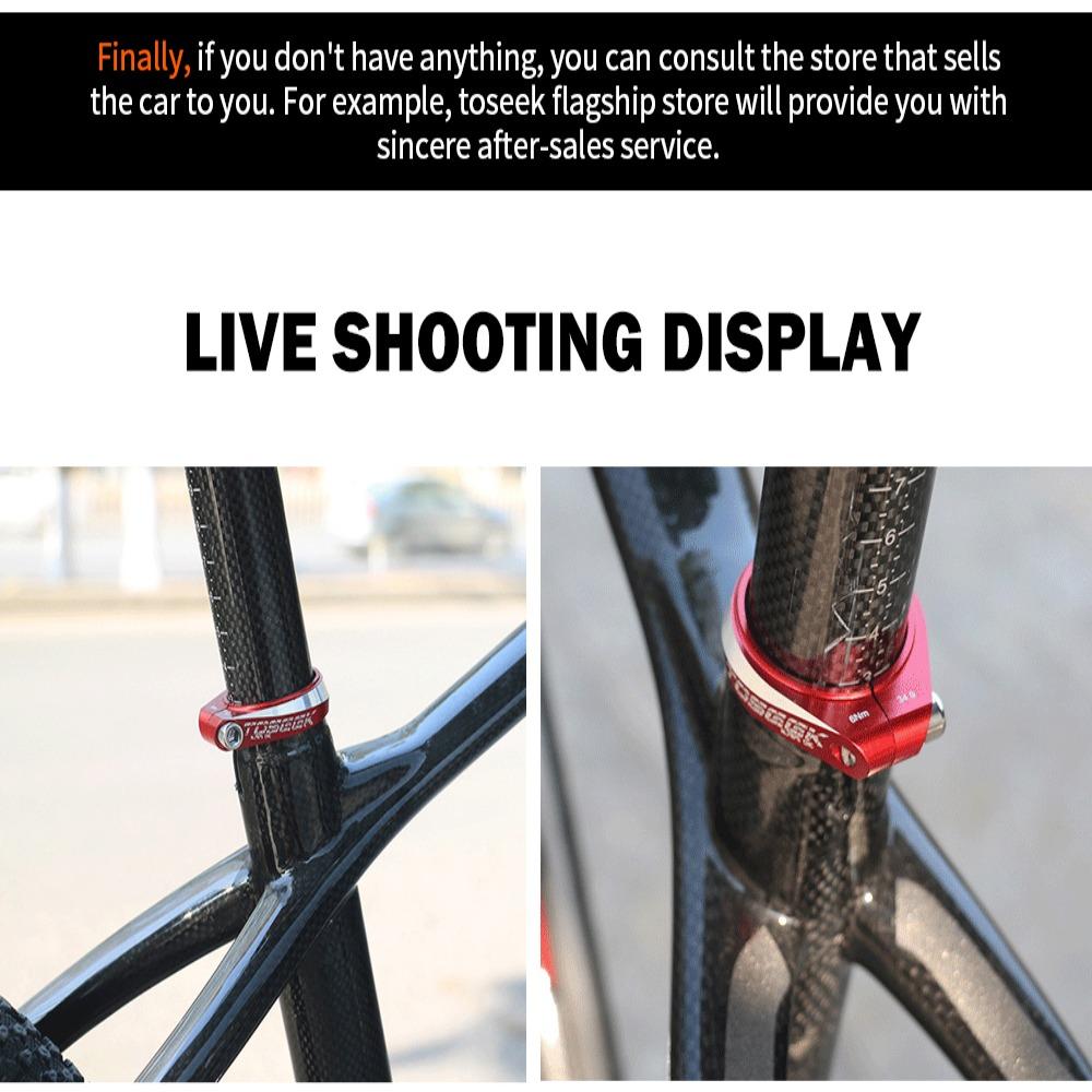 Road Bike 31.8/34.9mm Fixing Clip Buckle Quick Release Bike Seat Post Clamp Bicycle Seatpost Clamps