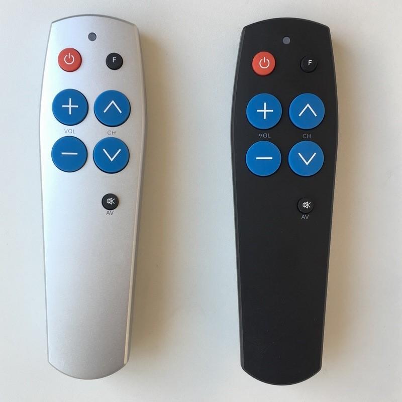 Convenient Universal Learn Remote Control For Tv Stb Dvd Box Dvb In Black And Silver