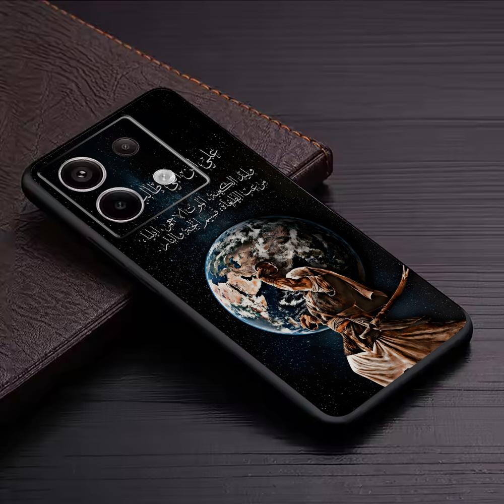 Imam Hussain Shia Ali Handyhülle Für Redmi Note 14 13 12 11 Pro Plus S 5G 14C A3 Weiche Schwarze Handyhülle