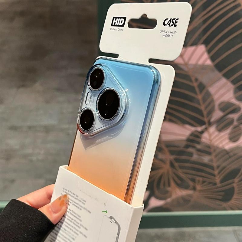 Original Ultra Thin PC Colorful Transparent Case For Huawei Pura 90 Pro Max Pura 80 70 Pro Hard HD Clear Armor Gradient Cover