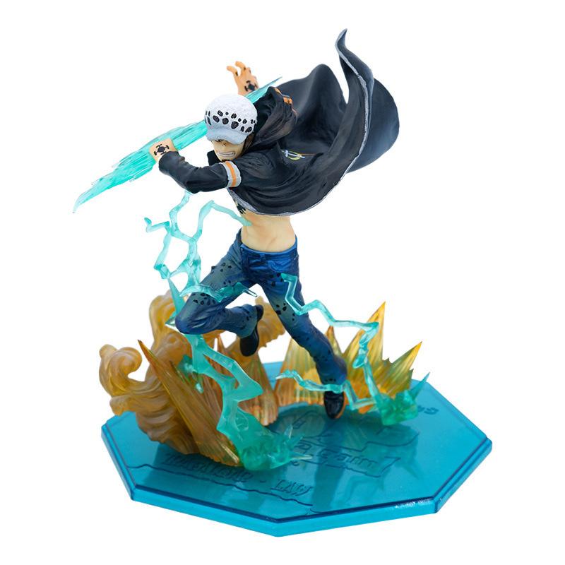 17CM Anime One Piece Bataille Féroce Trafalgar D. Action Figure Loi sur l'eau Jouets pour Adultes Enfants Japon Manga Cadeau Enfants Modèle Poupée