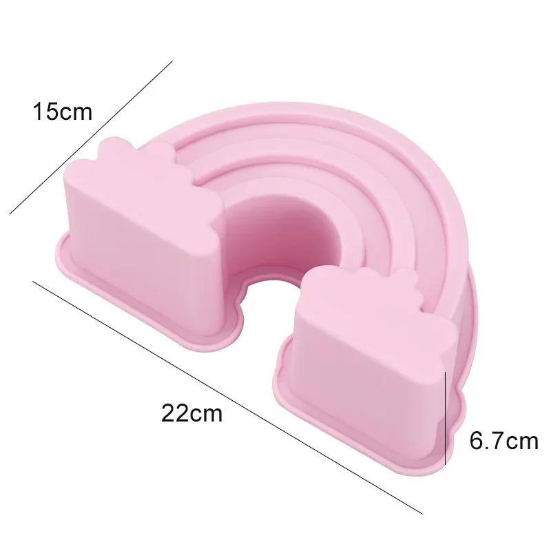 DIY Baking Pan For Birthday Kitchen Bakeware Pastry Tool, Silicone Cake Mold Mousse Cake Decoration Tool