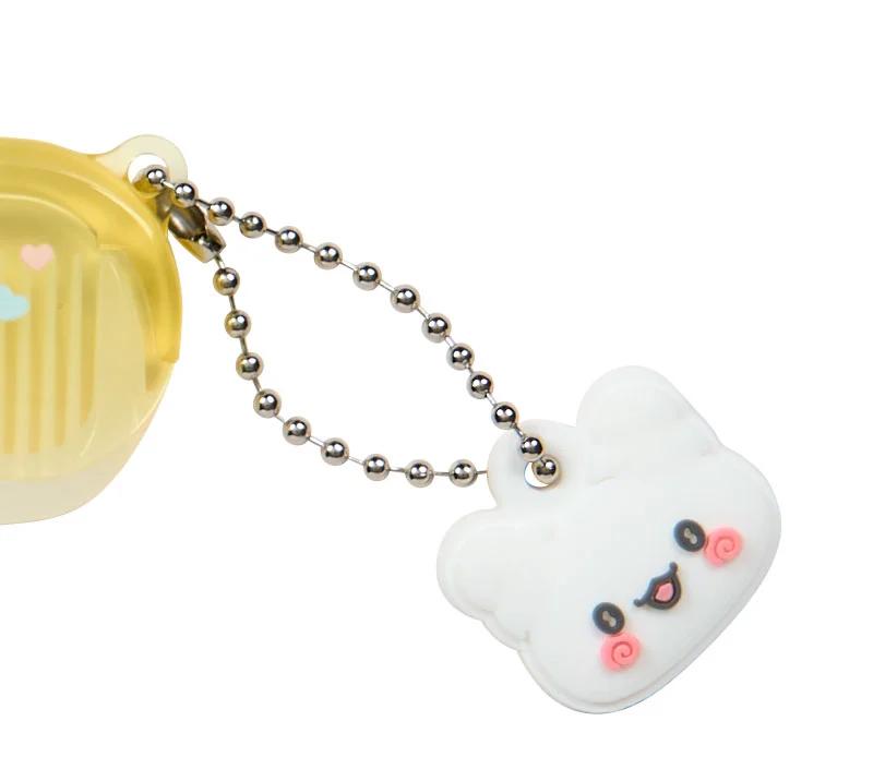 Sanrio HANAMARUOBAKE Pieptene Capsulă Păr Față cu Mascotă Japonia NOU