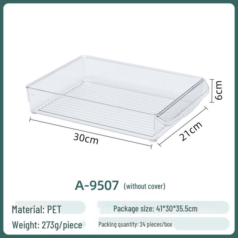 Food-Grade Transparent Refrigerator Storage Box – Large Capacity for Kitchen Organizing
