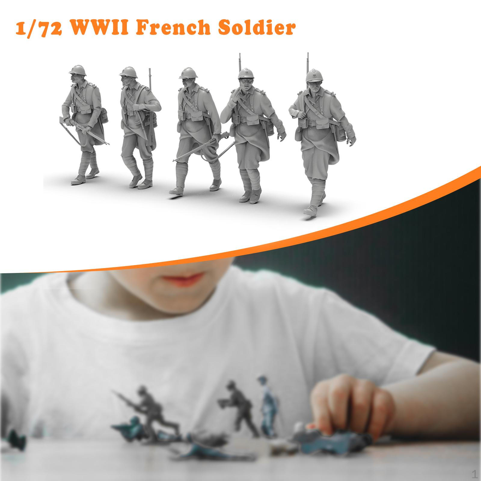 

5 шт. Миниатюрные фигурки Неокрашенные Мини-фигурки людей Крошечная модель для экшена для DIY-сцены 2.4CM