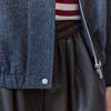 MAXZA High Neck Handmade Blouson Zip Up Jacket Ze12hj001nh