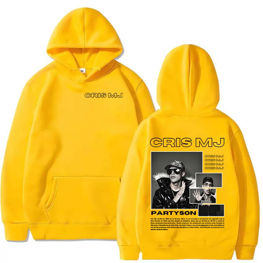 Rapper CRIS MJ Album Hip Hop Rock Gothic Herren Damen Hoodie Street Fashion Trend Casual Langarm Fleece Warmes Sweatshirt Kleidung