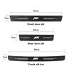 HAT1 Carbon Fiber Car Door Sill Threshold Protector Auto Stickers Decals For Volkswagen VW ABT Logo Jetta CC Beetle Accessories