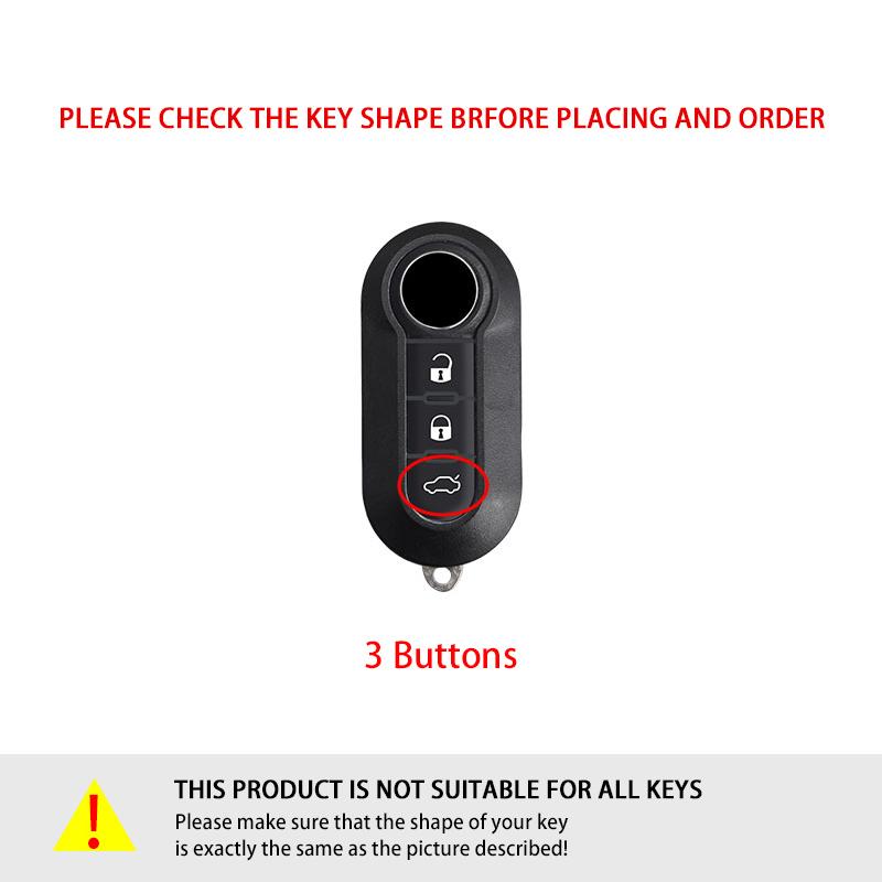 Tpu Car Key Cover Case Remote Key Shell Holder For Fiat 500 Ducato Panda Punto Lancia Musa Flip Folding Protecor Accessories