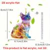 Colorful 2D Animal Acrylic Pendant Ornament for Car 