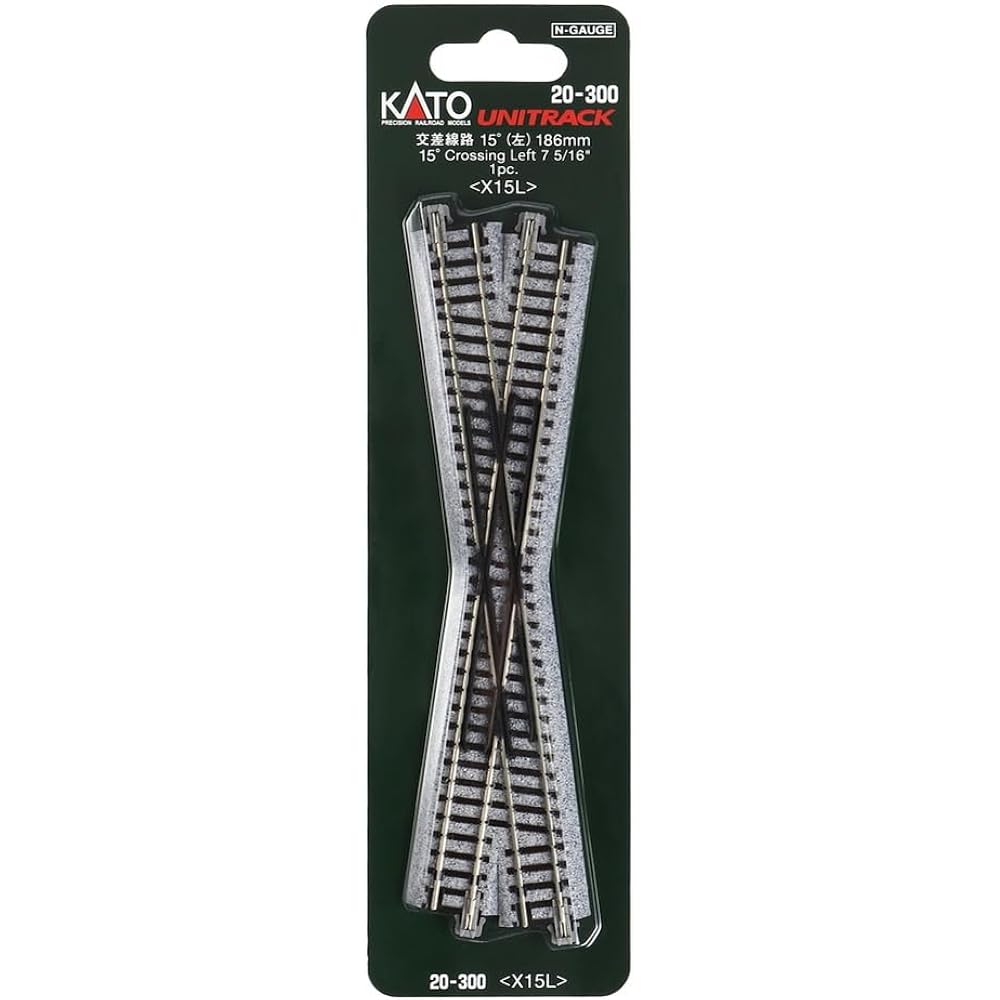 KATO N gauge crossing line 15° left 20-300 model train supplies