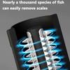 Electric Fish Scaler 1Pc Rechargeable Waterproof 6-Sided Blade Efficient Scaling Tool for Home Kitchen Use