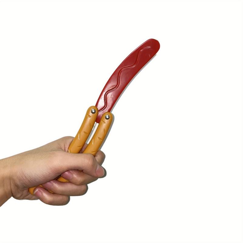 New 3D-Printed Kids' Plastic Folding Stress Relief Toys  - Hot Dog Toy