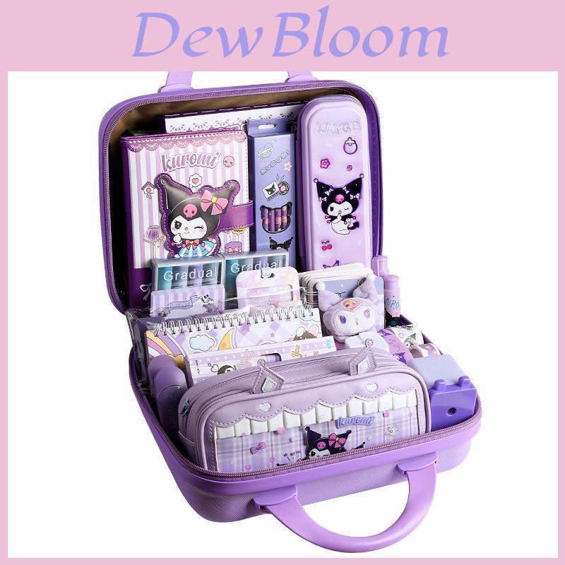 Kuromi Cinnamoroll Conjunto de Papelaria Caixa de Presente Para Crianças Material Escolar Decoração de Sala de Aula