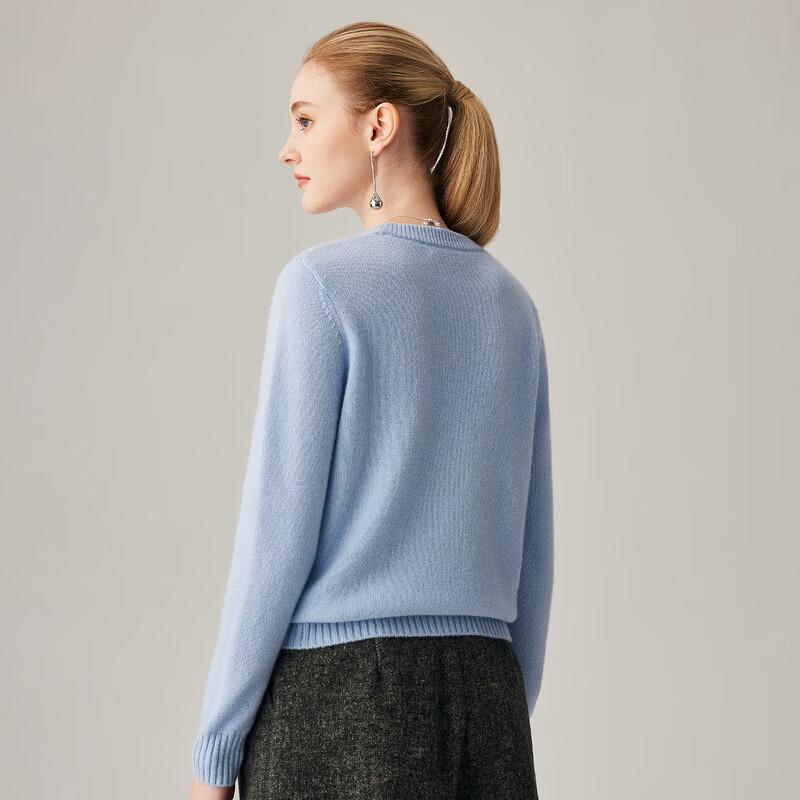 Zhaojun Women's 100% Cashmere Cable Knit Sweater