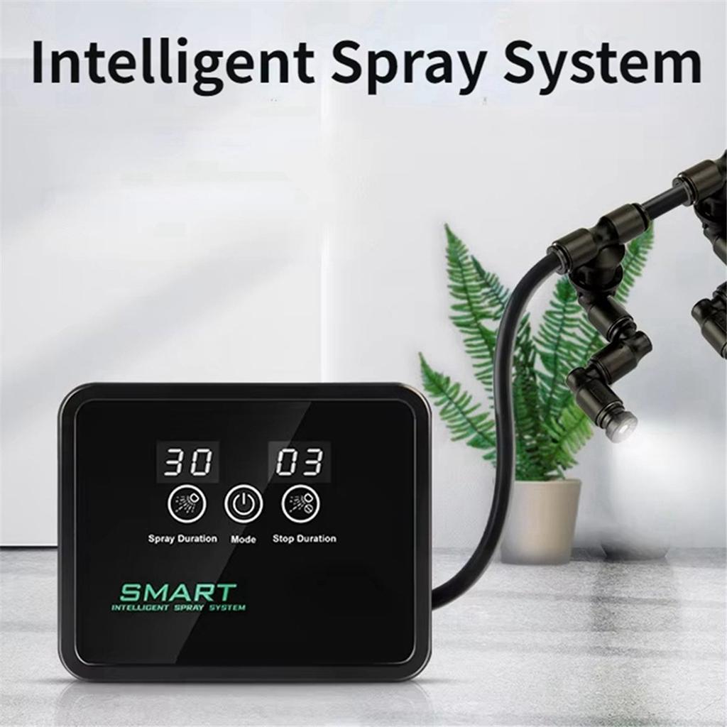 2025+ Touch Screen Sprinkler Control Electronic Humidifier Timer Sprinkler Rainforest Sprinkler System EU Plug