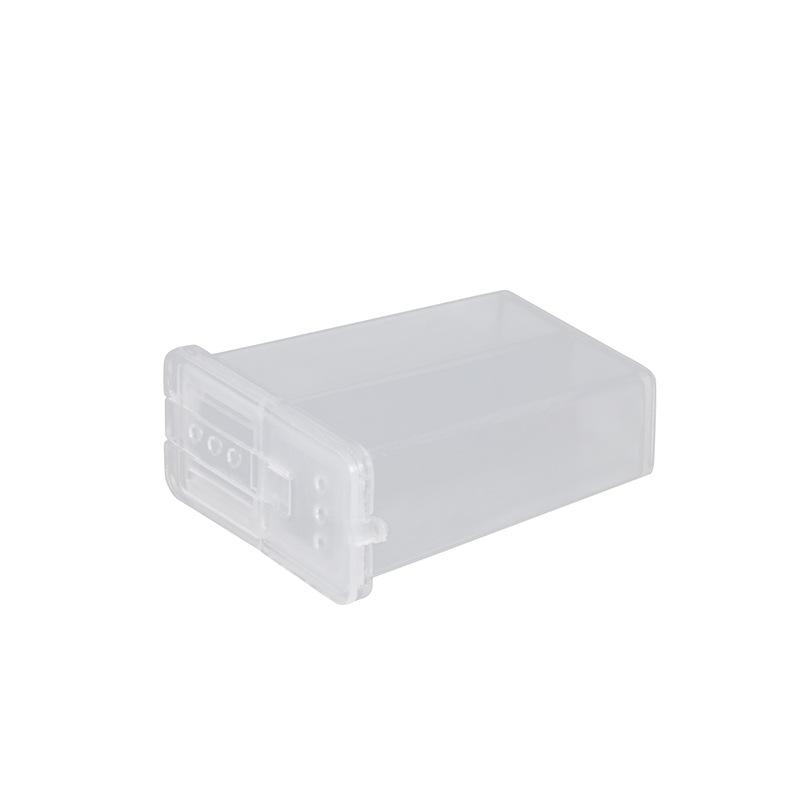 1Pcs Plastic Divided Spice Bottle Portable Travel Mini Dual Compartments Kitchen Storage Box Safety Material Compact